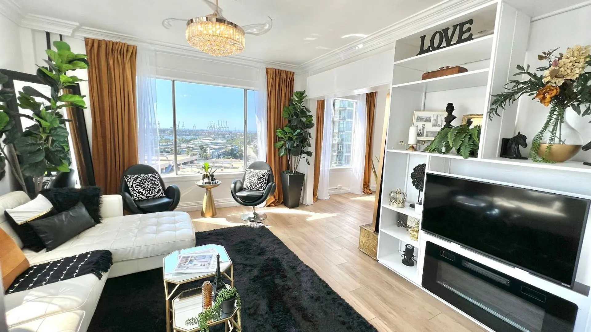 Your Penthouse Ocean View With City Lights And Queen Mary Too Long Beach Apartment